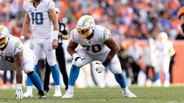 Chargers reportedly lose LT Rashawn Slater for rest of season due to ruptured bicep