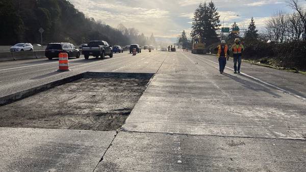 Lane reductions return this weekend for Revive I-5 work in South Seattle