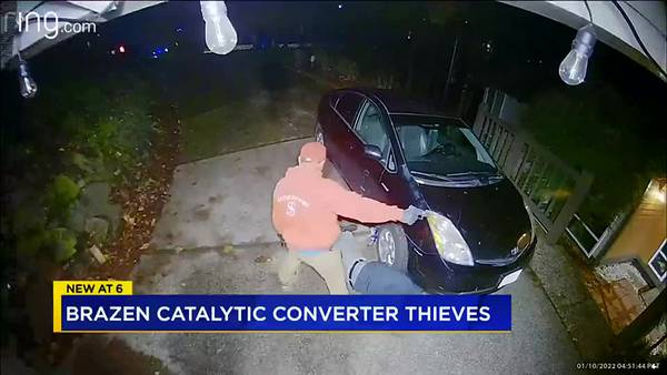 VIDEO: Catalytic converter thieves target Bellevue family