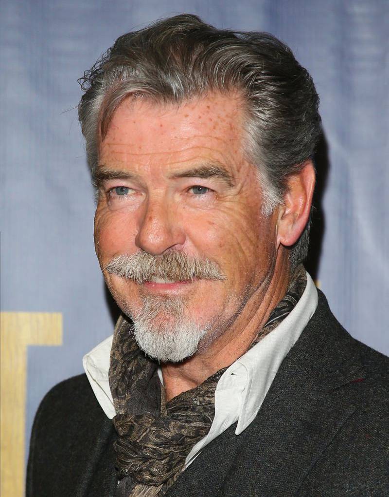 LOS ANGELES, CALIFORNIA - JANUARY 22:     Pierce Brosnan attends the The Last Ship Opening Night Performance held at Ahmanson Theatre on January 22, 2020 in Los Angeles, California. (Photo by Jean Baptiste Lacroix/Getty Images)