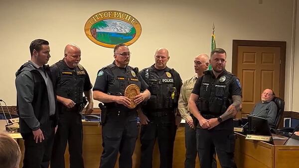Pacific Police officer recognized for heroic house fire rescue