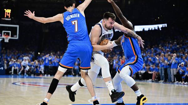 Luka Dončić returns to form as Mavericks' offense comes to life to even series with Thunder