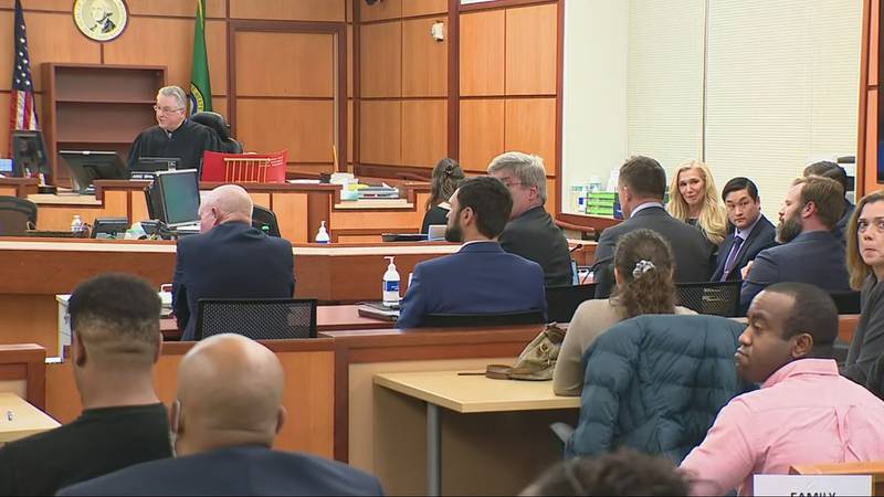 The verdict being read in the Manny Ellis trial