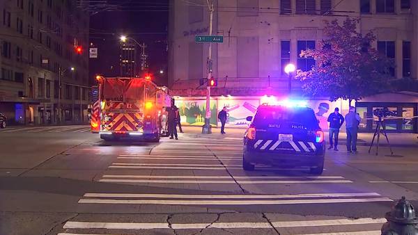 Double stabbing in downtown Seattle leaves man with critical wounds