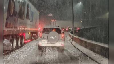 Wintry blast of snow causes headaches for drivers, cuts power to thousands
