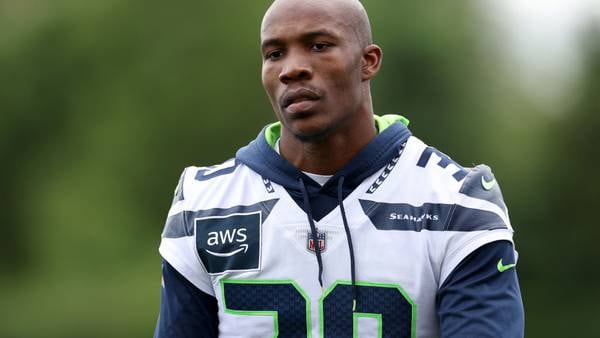 Seahawks trade former starting CB Michael Jackson to Panthers for rookie LB Michael Barrett