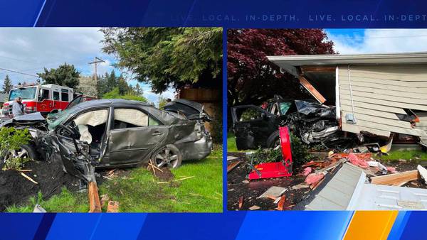 2 injured in two-car crash in Lacey