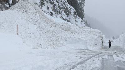 PHOTOS: Crews move mountains of snow to reopen Stevens Pass