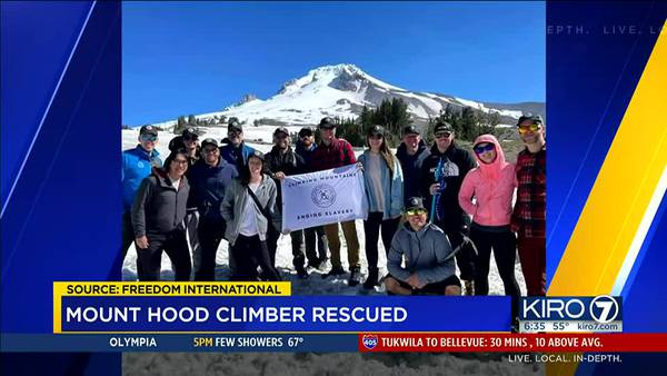VIDEO: Climber rescued on Mount Hood