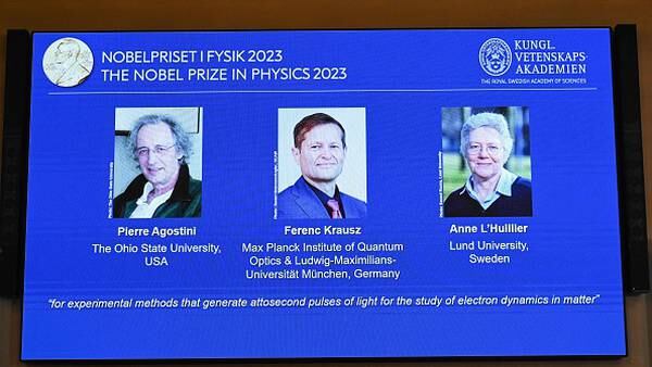 Nobel Prize in physics awarded to researchers looking at electrons in atoms