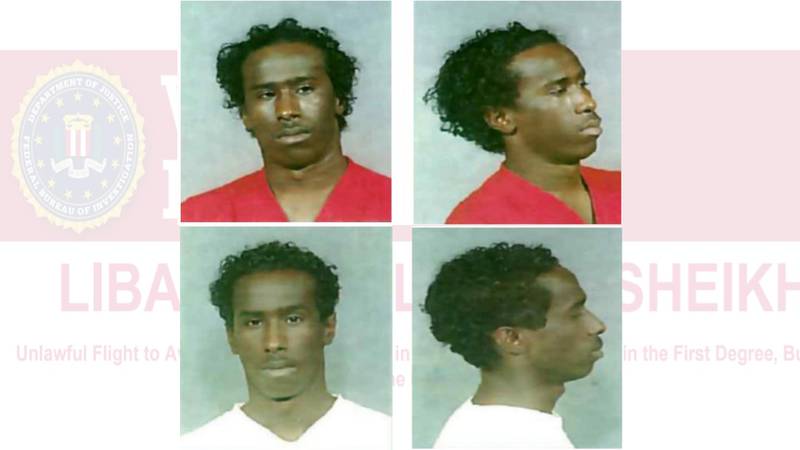 Liban Abdulkadir Sheikh, a Somali man in his 40s, is wanted in a 2002 shooting in Lakewood that killed a man and injured a woman.