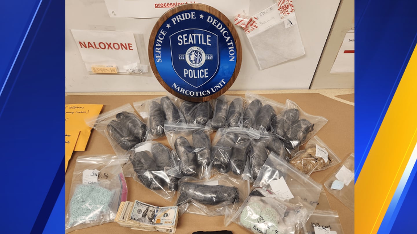西雅图警方查获超过15,000克毒品和数千美元现金