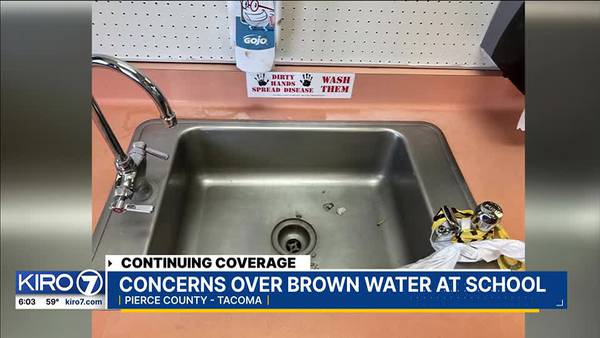 ‘Discolored water,’ remains a concern for parents and staff at Tacoma elementary school