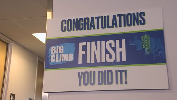 Hundreds participate in Seattle Big Climb to raise money for blood cancer research