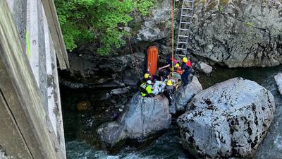 PHOTOS: Eight crew rescue in Granite Falls