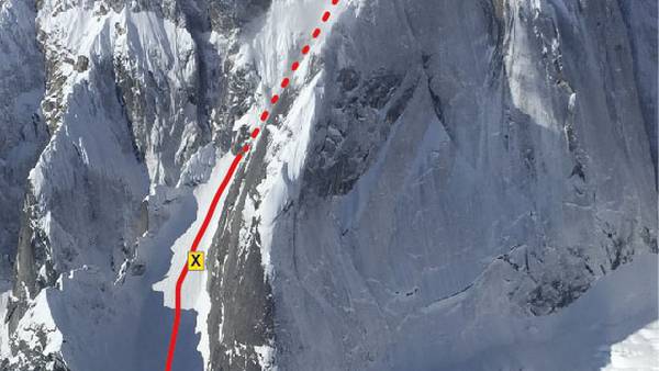 Climber dies after falling 1000 feet down a mountain