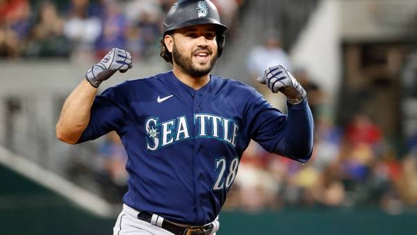 Suárez’s homer in 9th lifts Mariners to 4-3 win over Rangers
