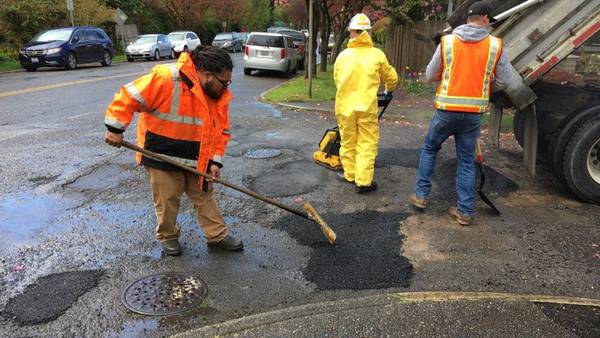 23K potholes filled in Seattle last year; December ice storm damage keeping crews busy