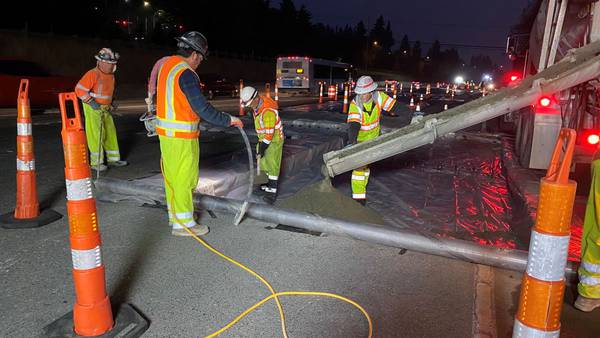 Weekend work on northbound I-5 in Everett done for the year