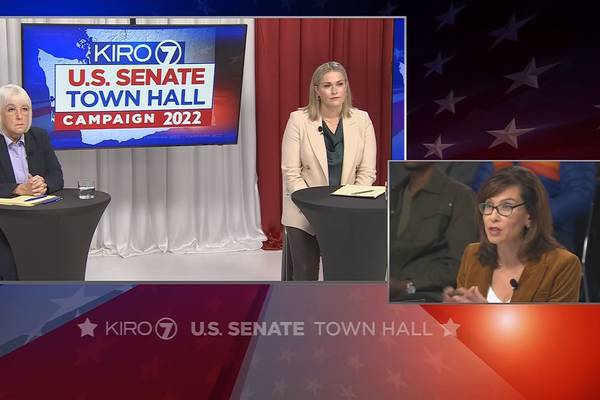 U.S. Senate candidates Murray, Smiley answer voters’ questions in KIRO 7 Town Hall