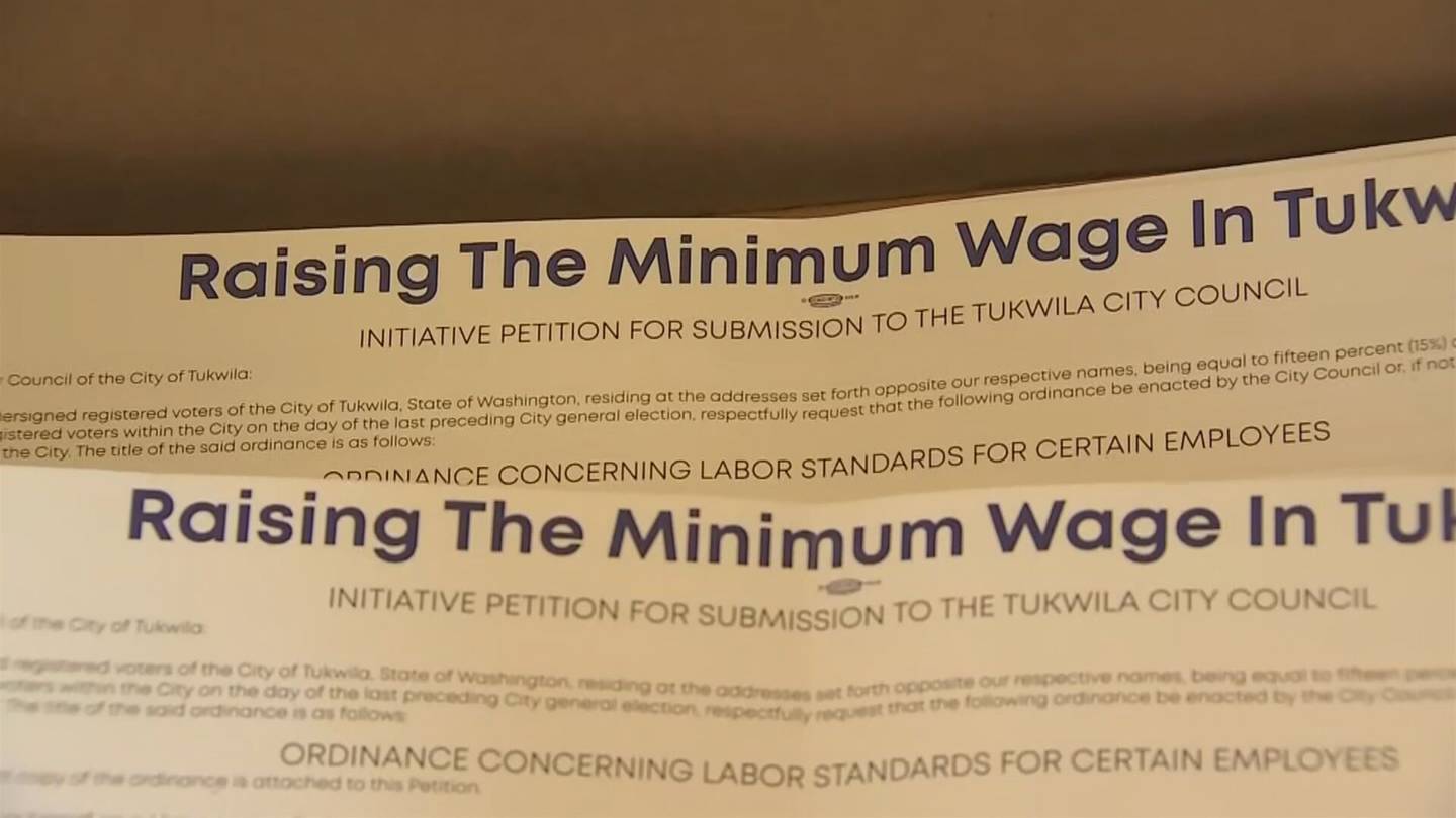 Minimum wage hike on the ballot in Tukwila KIRO 7 News Seattle