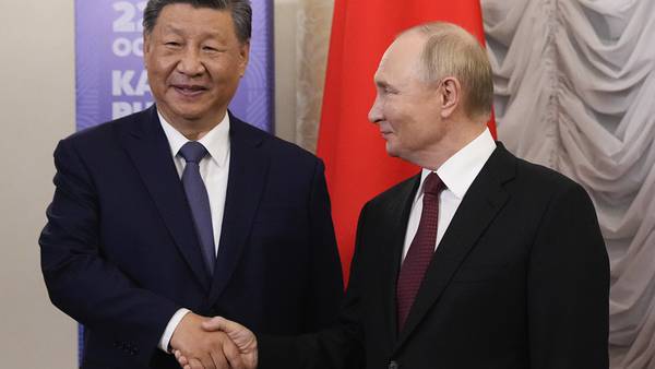 Putin hosts Global South leaders at BRICS summit meant to counterbalance Western clout