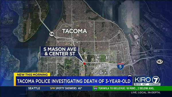 VIDEO: 3-year-old boy's death under investigation by Tacoma police
