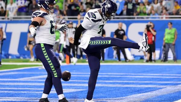 Seahawks cooking on offense but getting burned on defense