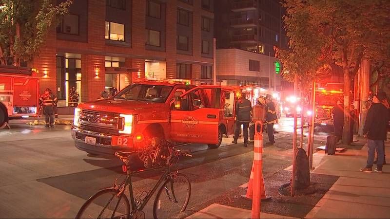 The fire broke out inside a fourth-floor apartment at 1400 Madison