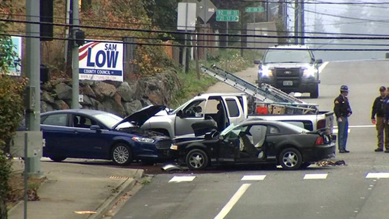 Man arrested for vehicular homicide in Lake Stevens 3car crash KIRO