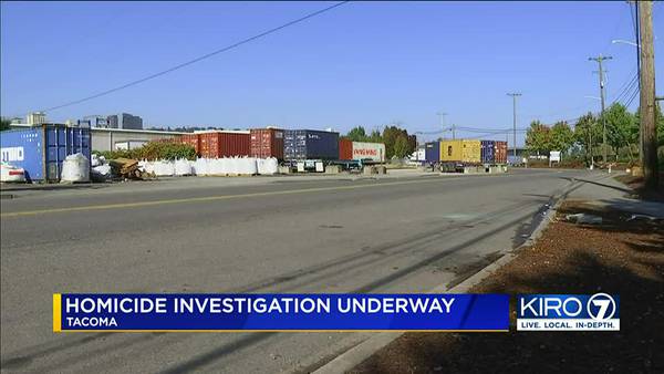 VIDEO: Homicide investigation underway in Tacoma