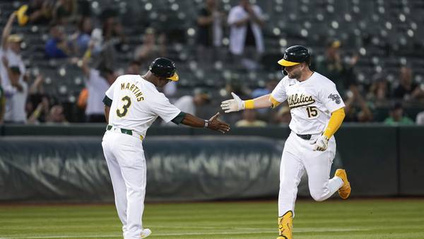 Seth Brown homers, hits game-ending single as A’s beat Mariners 3-2 for 2nd straight walk-off win