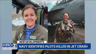 VIDEO: Navy identifies pilots killed in jet crash