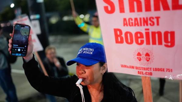 ‘Empty promises’: 33,000 Boeing workers strike