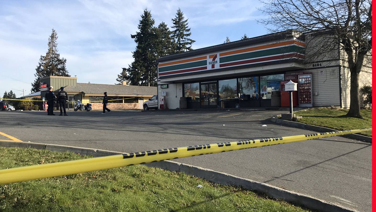 Photo of the Edmonds 7-Eleven store where a 64-year-old clerk was shot and killed.