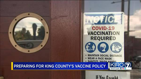 King County businesses concerned about pushback from upcoming vaccine verification policy