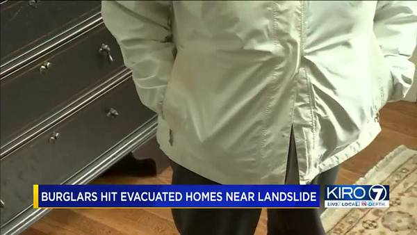 VIDEO: Bellevue woman stops home intruder in landslide neighborhood