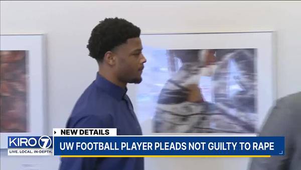 VIDEO: UW football player pleads not guilty to rape