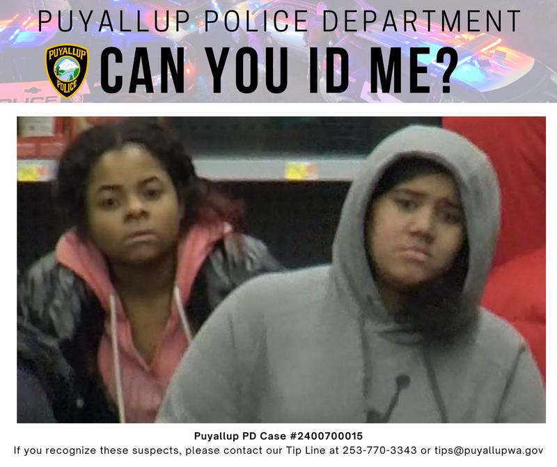 A pair of shoplifting suspects accused of assaulting a security guard in Puyallup