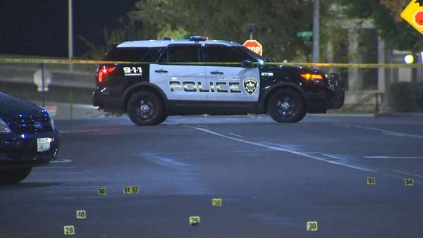 Dozens of evidence markers litter scene of Tacoma double shooting