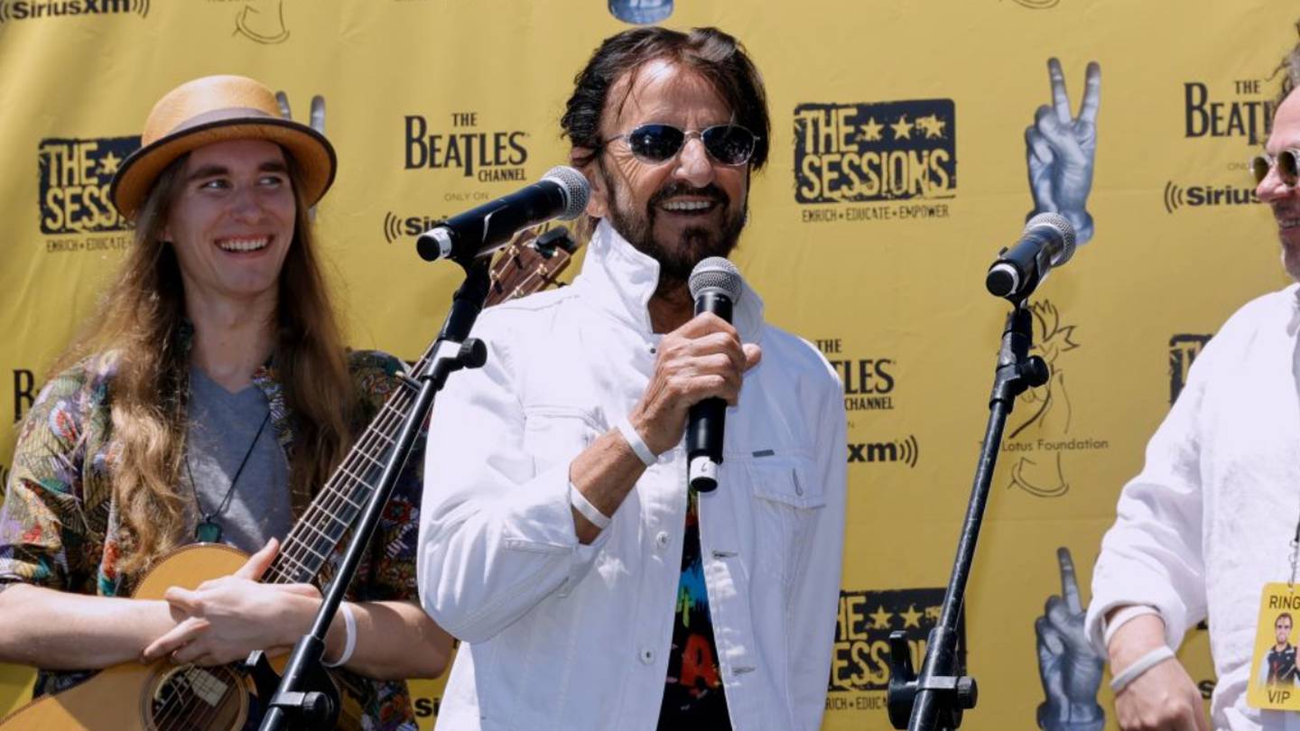 Age isn't getting in the way of Beatles drummer Ringo Starr, 82