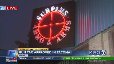 Tacoma City Council passes gun tax modeled after Seattle