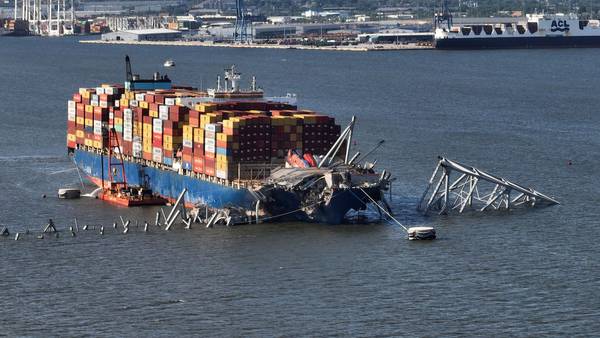 Francis Scott Key Bridge collapse: Dali refloated, docks at pier