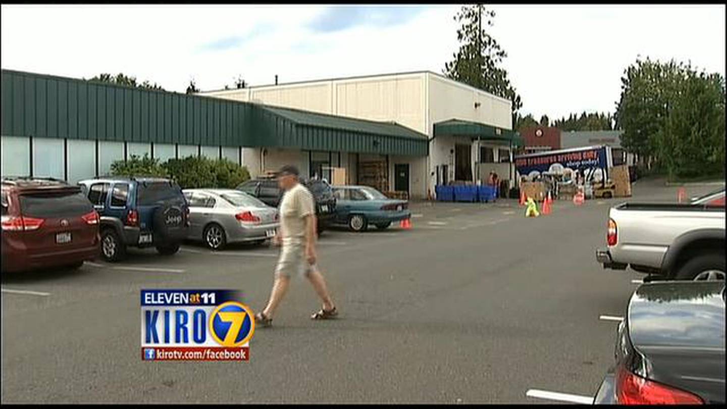 Customer dies after forklift accident at Goodwill parking lot KIRO 7