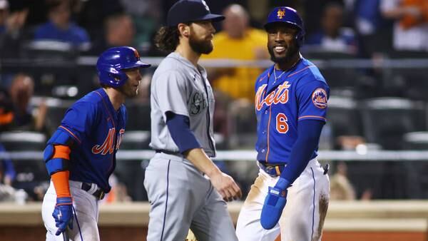 Catching on: Mazeika’s home run lifts Mets over Mariners 5-4