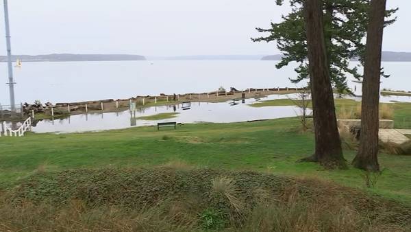 King tide inundates South Sound park; could be higher Tuesday