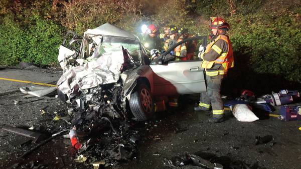 VIDEO: One dead after wrong-way crash in Tukwila