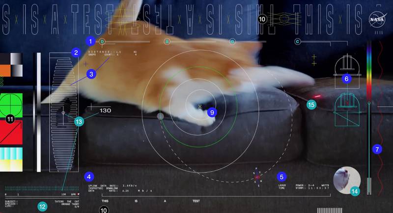 NASA was able to stream a cat video from almost 20 miles away because of laser communication.