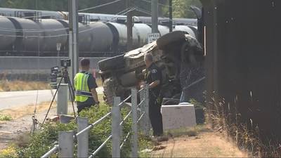 Photos: One dead after high-speed car chase next to Boeing Airfield