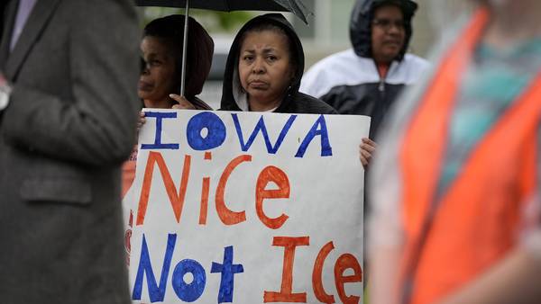 Iowa law lets police arrest migrants. The federal government and civil rights groups are suing